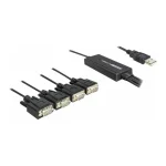 DeLock Καλώδιο USB 2.0 σε 4x RS232 9-pin male 1.4m 61887 - Image 3