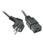 Lindy Lindy Schuko - IEC C19 Cable 2m Μαύρο 30344