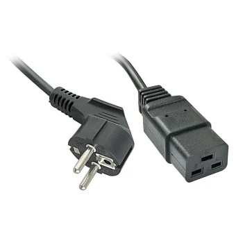 Lindy Lindy Schuko - IEC C19 Cable 2m Μαύρο 30344