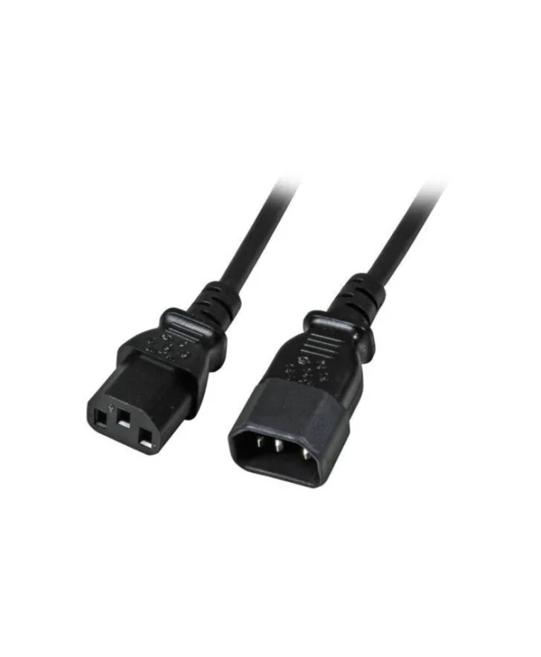 EFB IEC C14 - IEC C13 Cable 0.5m Μαύρο EK503.0,5