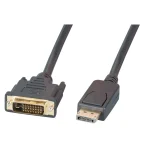EFB Cable DVI-D male - DisplayPort male 2m Μαύρο (K5564SW.2V2)