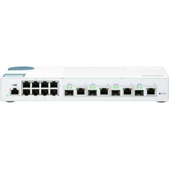 QNap QSW-M408-4C Managed L2 Switch με 8 Θύρες Gigabit (1Gbps) Ethernet και 4 SFP Θύρες