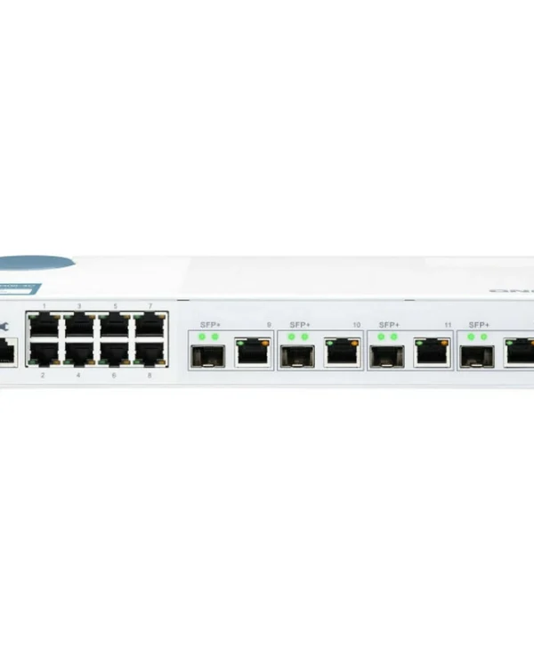 QNap QSW-M408-4C Managed L2 Switch με 8 Θύρες Gigabit (1Gbps) Ethernet και 4 SFP Θύρες