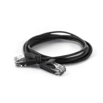 Wantec U/UTP Cat.6a (Gigabit) Καλώδιο Δικτύου Ethernet 0.2m Μαύρο 7310