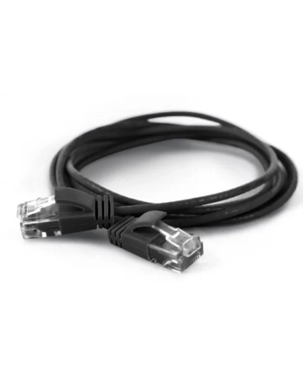 Wantec U/UTP Cat.6a (Gigabit) Καλώδιο Δικτύου Ethernet 0.2m Μαύρο 7310