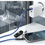 RealPower Magnetic USB to Lightning / Type-C / micro USB Cable Μπλε 2m (439646) - Image 5