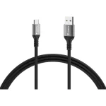 Varta USB 2.0 Cable USB-C male - USB-A 60W Μαύρο 2m 57935101111
