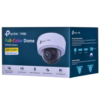 TP-LINK Vigi C240 v1 IP Κάμερα Παρακολούθησης Full HD+ 4MP Αδιάβροχη με Μικρόφωνο και Φακό 4mm VIGI C240(4MM)