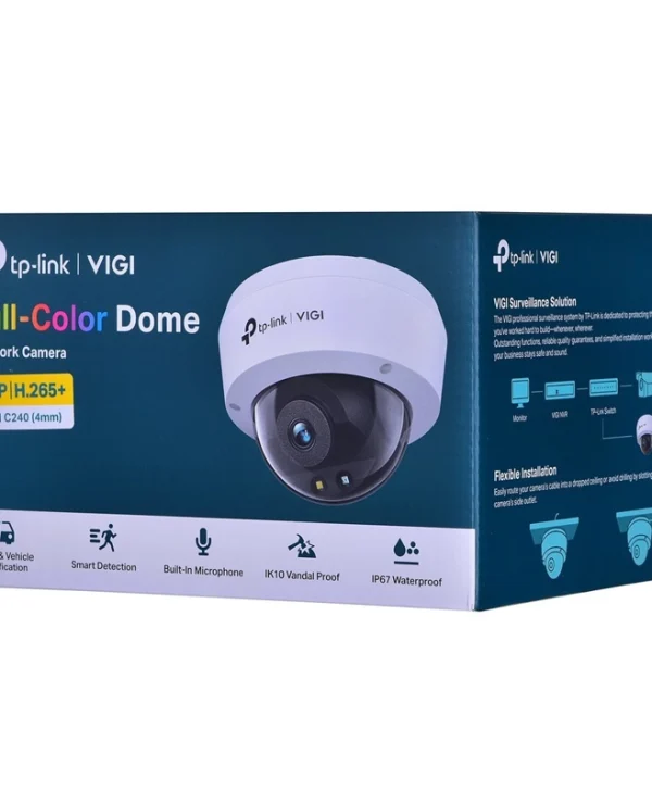 TP-LINK Vigi C240 v1 IP Κάμερα Παρακολούθησης Full HD+ 4MP Αδιάβροχη με Μικρόφωνο και Φακό 4mm VIGI C240(4MM)