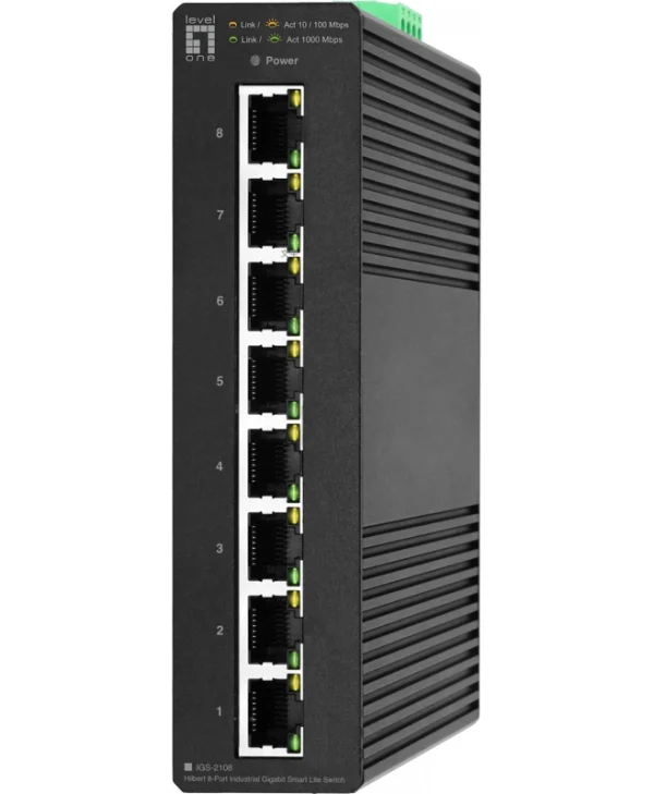Level One IGS-2108 Managed L2 Switch με 8 Θύρες Gigabit (1Gbps) Ethernet