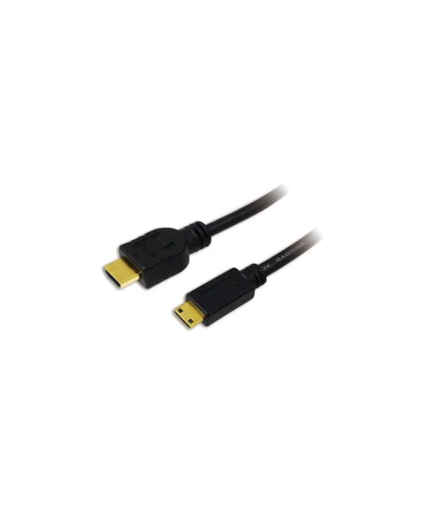 LogiLink HDMI 1.4 High Speed 1080p 120Hz Cable HDMI male - mini HDMI male 1m Μαύρο CH0021