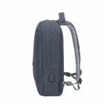Rivacase Prater 7562 Τσάντα Πλάτης για Laptop 15.6" με Θύρα USB Dark Grey 7562 DARK GREY - Image 3