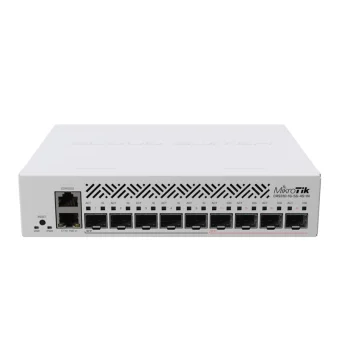 MikroTik NetFiber 9 Managed Switch με 2 Θύρες Gigabit (1Gbps) Ethernet και 10 SFP Θύρες CRS310-1G-5S-4S+IN