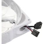 Noiseblocker NB-X Poole B14-P Case Fan 140mm (1500rpm / 109.47cfm) με ARGB Φωτισμό και Σύνδεση 4-Pin PWM Λευκό ITR-B14X-P - Image 5