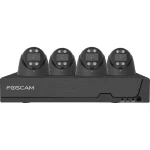 Foscam Σύστημα Παρακολούθησης FNA108E-T4-2T 4 Καμερών IP 8MP με Καταγραφικό NVR & Σκληρό Δίσκο 2TB FNA 108 E T4 2T bk