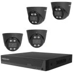 Foscam Σύστημα Παρακολούθησης FNA108E-T4-2T 4 Καμερών IP 8MP με Καταγραφικό NVR & Σκληρό Δίσκο 2TB FNA 108 E T4 2T bk - Image 5