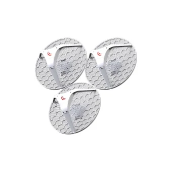 MikroTik LHG 5 (3-Pack) Εξωτερική Κεραία WiFi Παραβολική 24.5dBi με σύνδεση Ethernet RBLHG5KIT