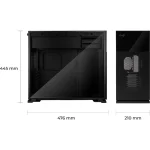 In Win 127 Gaming Midi Tower Κουτί Υπολογιστή με Πλαϊνό Παράθυρο και RGB Φωτισμό Μαύρο 392718 - Image 12