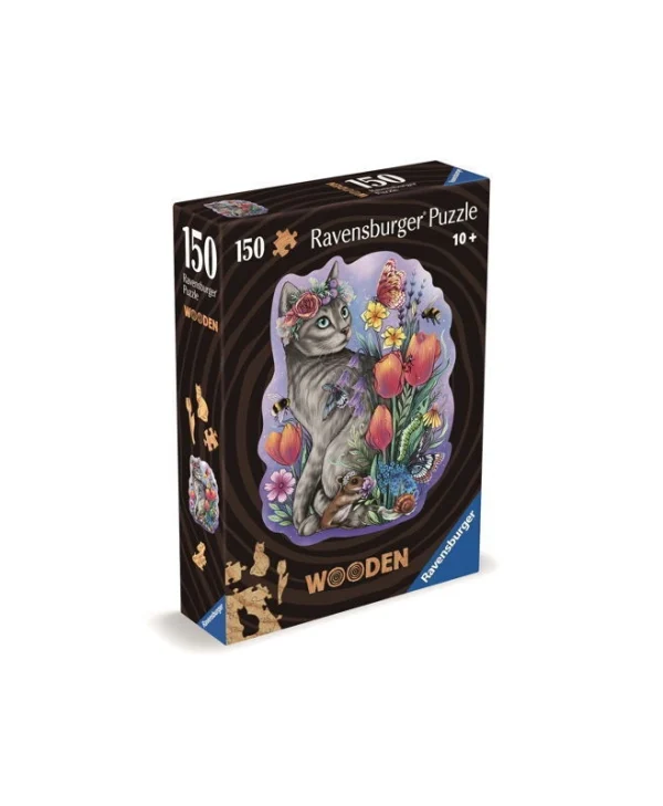 Ξύλινο Παιδικό Puzzle Cat Cat 150pcs Ravensburger 12000757