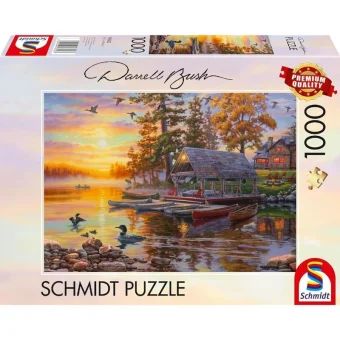Παζλ Schmidt Bush Boathouse Canoes 1000τεμ 58532
