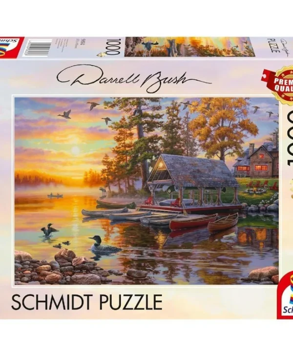 Παζλ Schmidt Bush Boathouse Canoes 1000τεμ 58532