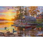 Παζλ Schmidt Bush Boathouse Canoes 1000τεμ 58532 - Image 2