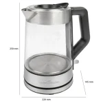 Profi Cook PC-WKS 1190 G Βραστήρας 1.7lt 2200W Γκρι 501190