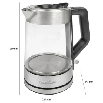 Profi Cook PC-WKS 1190 G Βραστήρας 1.7lt 2200W Γκρι 501190