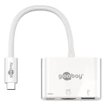 Goobay USB-C Docking Station με HDMI 4K PD Λευκό (62104) - Image 6