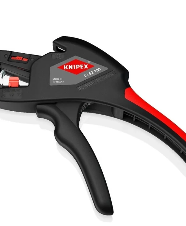 Knipex Αυτόματος Απογυμνωτής Καλωδίων με Κόφτη και Μήκος 180mm Αυτόματος 12 62 180