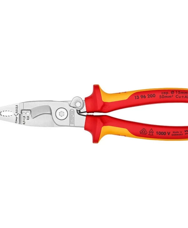 Knipex Πένσα Απογύμνωσης Καλωδίων με Κόφτη και Μήκος 200mm 13 96 200