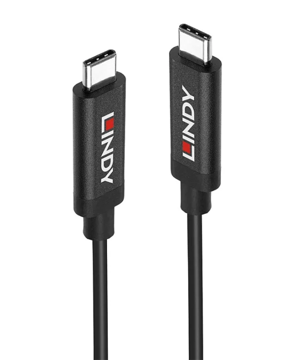 Lindy USB 3.2 Cable USB-C male - USB-C 60W PD Μαύρο 3m 43348