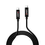Lindy USB 3.2 Cable USB-C male - USB-C 60W PD Μαύρο 3m 43348 - Image 2