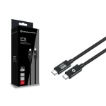 Conceptronic USB 2.0 Cable USB-C male - USB-C 240W PD Μαύρο 2m ETTA04B20 - Image 2