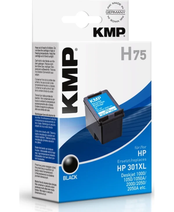 KMP H75 HP 301XL CH563EE Μαύρο 1τμχ 1719,4001