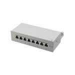 LogiLink Patch Panel για Rack 1U 8 Θυρών cat6a Γκρι NP0018 - Image 2