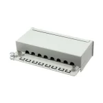 LogiLink Patch Panel για Rack 1U 8 Θυρών cat6a Γκρι NP0018 - Image 3