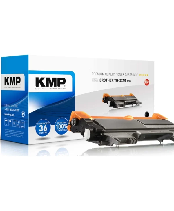 KMP B-T86 Συμβατό Toner για Laser Εκτυπωτή Brother TN-2210BK 1200 Σελίδων Μαύρο 1256,0000