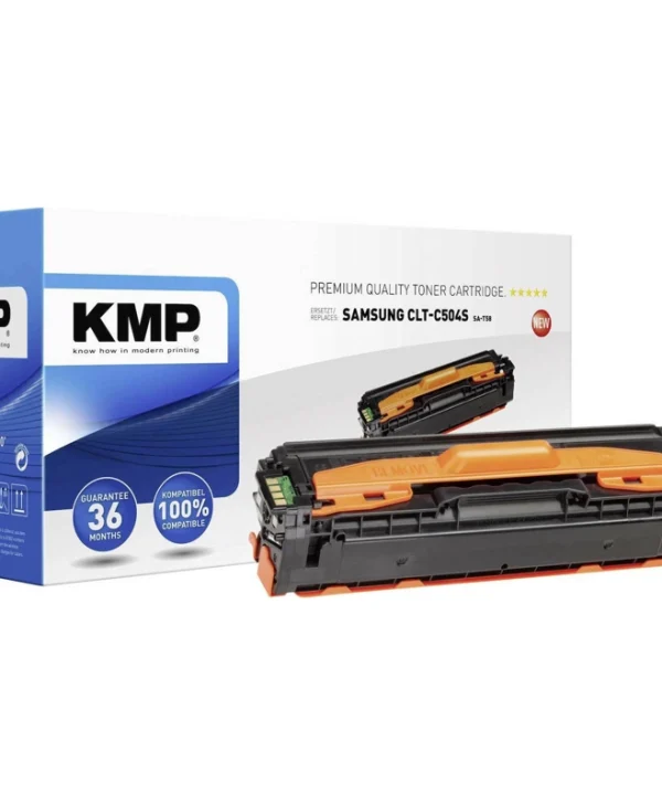 KMP SA-T58 Συμβατό Toner για Laser Εκτυπωτή Samsung CLT-C504S 1800 Σελίδων Κυανό 3511,0003