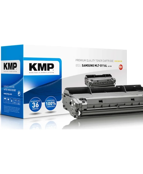 KMP SA-T68 Συμβατό Toner για Laser Εκτυπωτή Samsung MLT-D116L 3000 Σελίδων Μαύρο 3515,3000