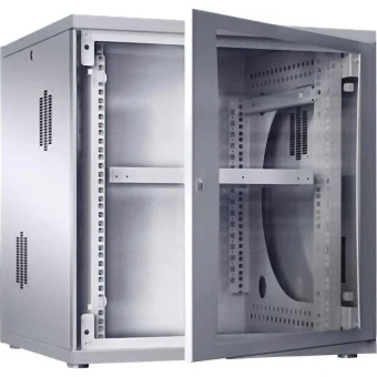 Rittal Επιτοίχια Καμπίνα Rack 12U Γκρι 7507.12 7507120