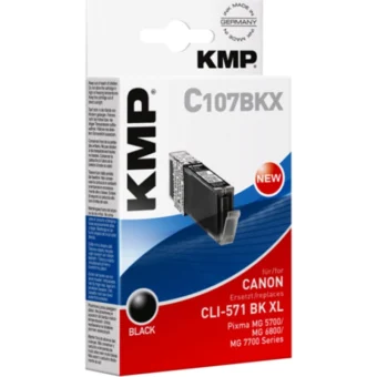 KMP C107BKX Συμβατό Μελάνι Εκτυπωτή InkJet Canon 5565 Σελίδων 11ml Μαύρο 1τμχ 1568,0001