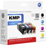 KMP C107PIXV Πακέτο Συμβατών Μελανιών Εκτυπωτή InkJet Canon PGI-570/CLI-571XL Πολλαπλό (Color) / Μαύρο 4τμχ 1567,0050