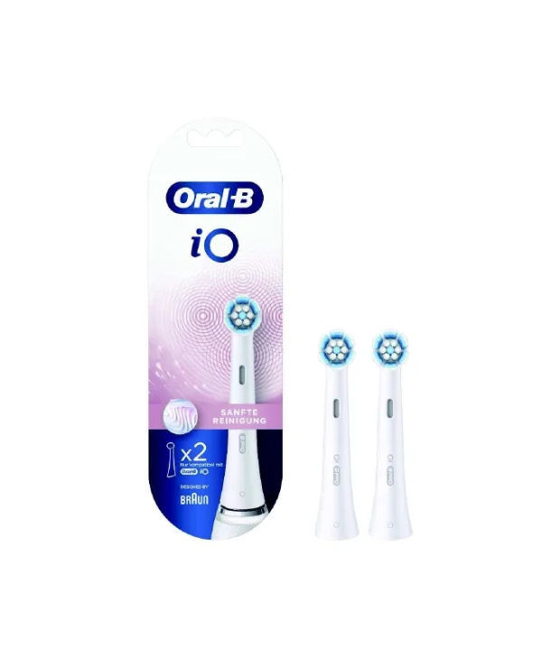 Oral-B iO Gentle Care Ανταλλακτικές Κεφαλές για Ηλεκτρική Οδοντόβουρτσα 2τμχ 4210201319870