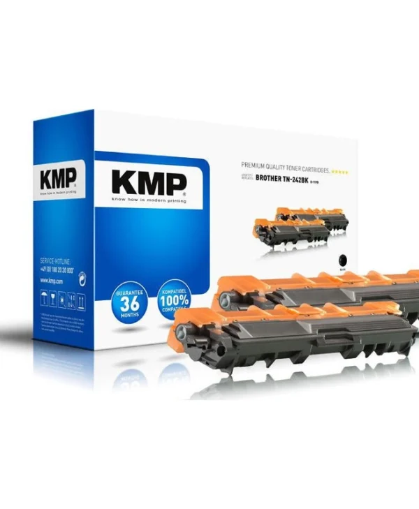 KMP B-T57D Συμβατό Toner για Laser Εκτυπωτή Brother TN-242BK Doublepack 2500 Σελίδων Μαύρο 1248,0021