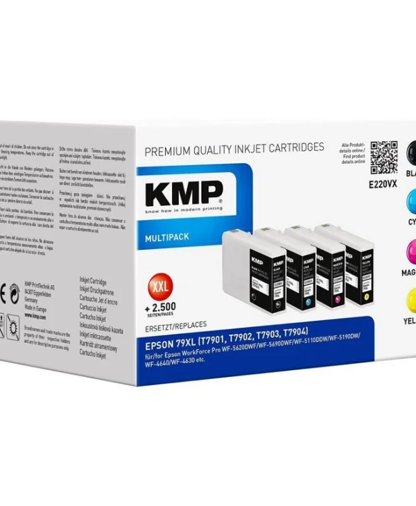 KMP Συμβατό Μελάνι Εκτυπωτή InkJet Epson T7901-T7904 6000 Σελίδων 70ml Κυανό 1τμχ 1628,4005