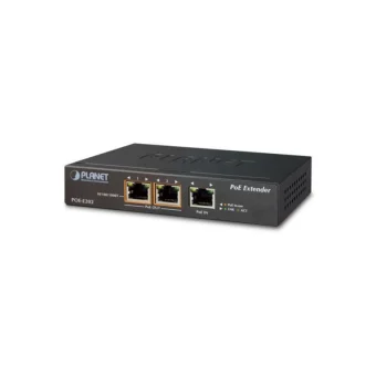 Planet Technology 1-Port 802.3at PoE+ to 2-Port 802.3af/at Gigabit PoE Extender POE-E202