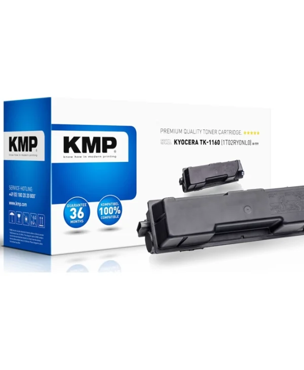 KMP K-T77 Συμβατό Toner για Laser Εκτυπωτή Kyocera TK-1160K 8200 Σελίδων Μαύρο 2913,0000