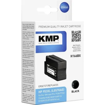 KMP H166BX Συμβατό Μελάνι Εκτυπωτή InkJet HP 55ml Μαύρο 1τμχ 1747,4001