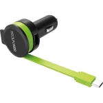 RealPower Φορτιστής Αυτοκινήτου με μία Θύρα: 1xUSB μαζί με Καλώδιο Type-C Μαύρο Χρώμα 257636 - Image 2